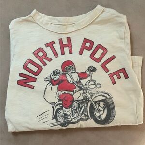 Crewcuts Santa motorcycle shirt